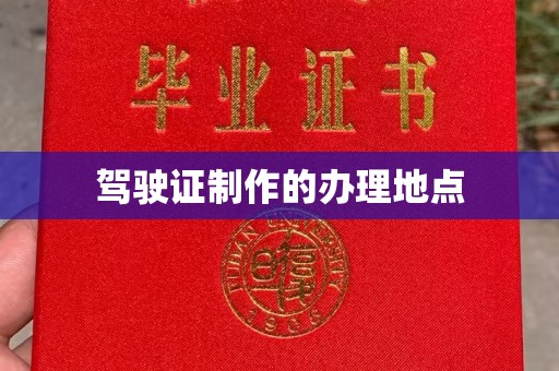 大通驾驶证制作的办理地点