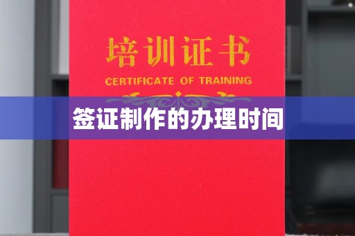 大通签证制作的办理时间