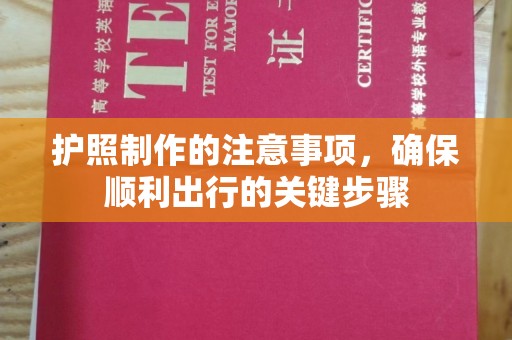 大通护照制作的注意事项，确保顺利出行的关键步骤
