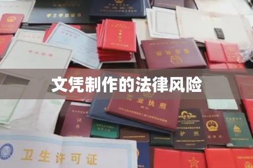 大通文凭制作的法律风险