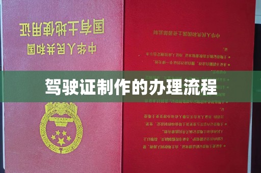 大通驾驶证制作的办理流程