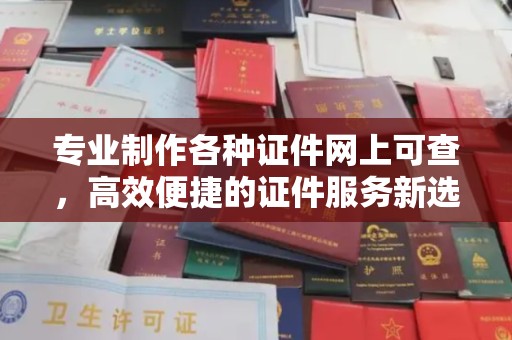 大通专业制作各种证件网上可查，高效便捷的证件服务新选择