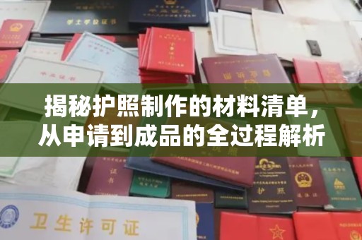 大通揭秘护照制作的材料清单，从申请到成品的全过程解析