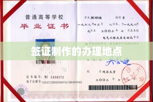 大通签证制作的办理地点