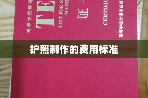 大通护照制作的费用标准