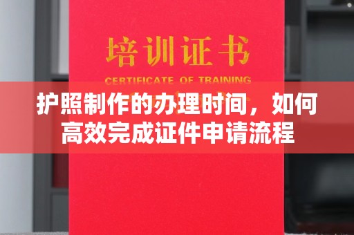 大通护照制作的办理时间，如何高效完成证件申请流程